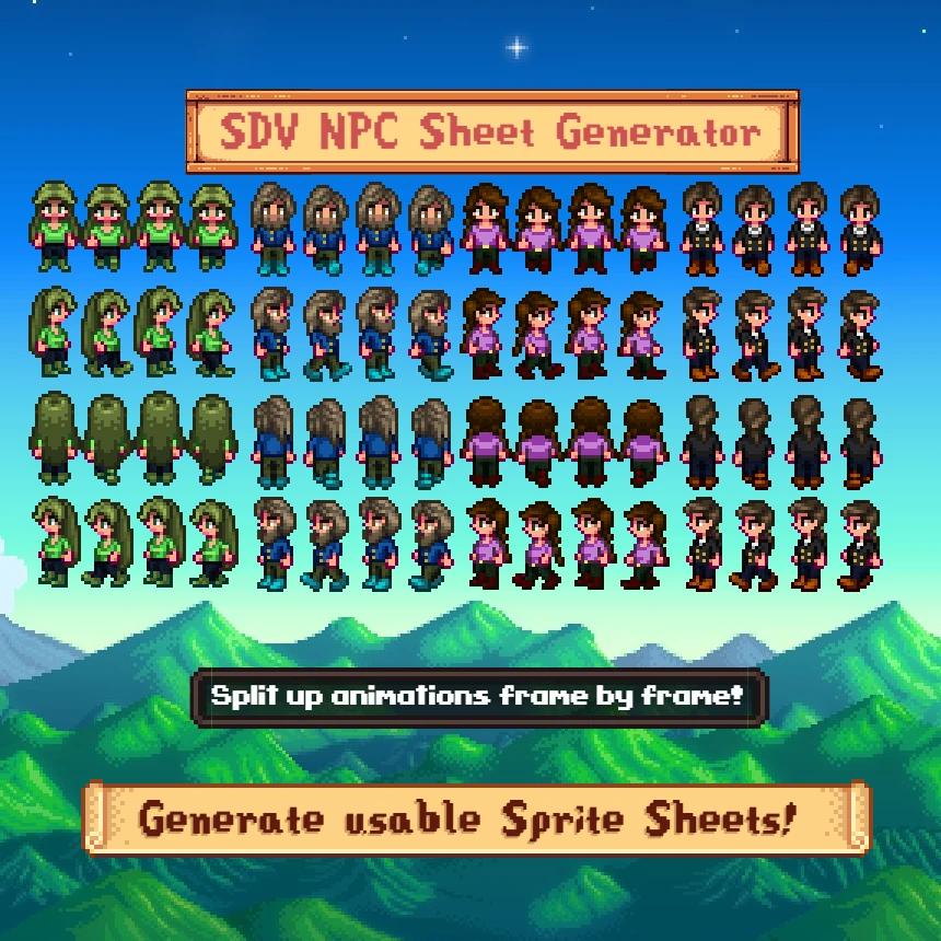 SDV Farmer Splitter tool UI