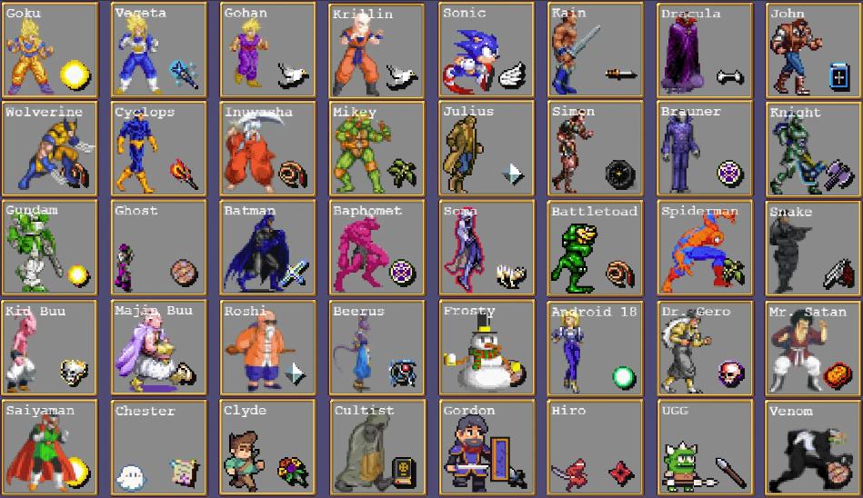 Vampire Survivors custom content splash art