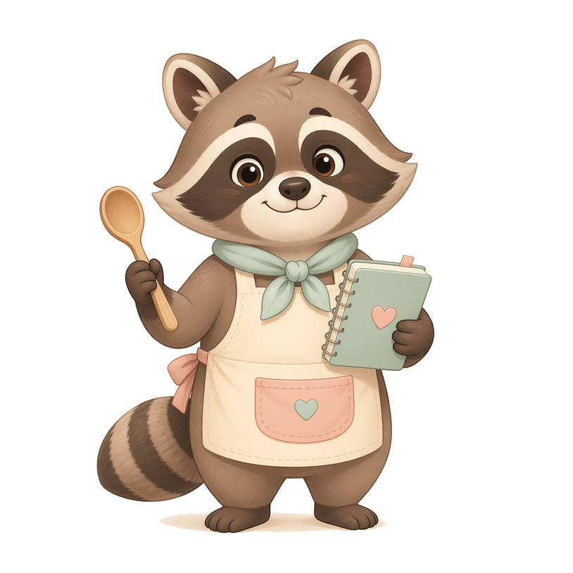 Gravy holding a spoon and journal